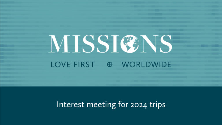 Mission Trip Interest Meetings