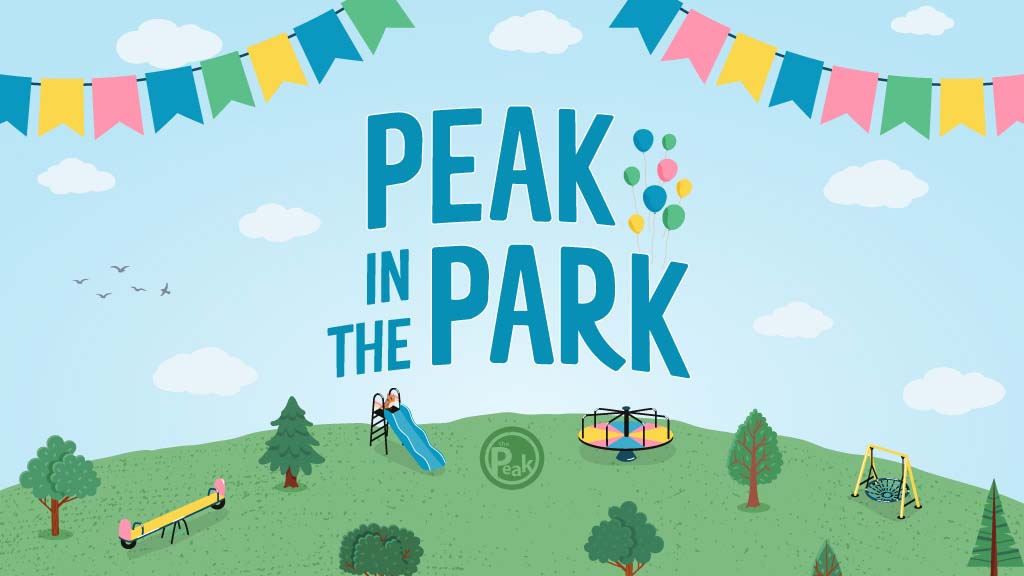 Peak in the Park event graphic