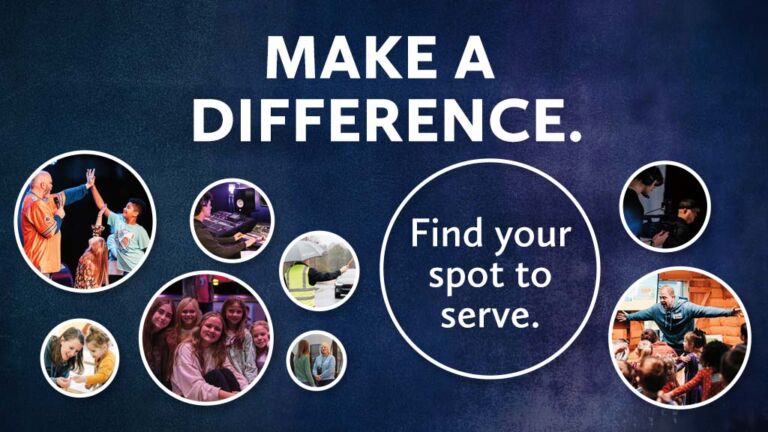 Make a difference. Find your spot to serve.