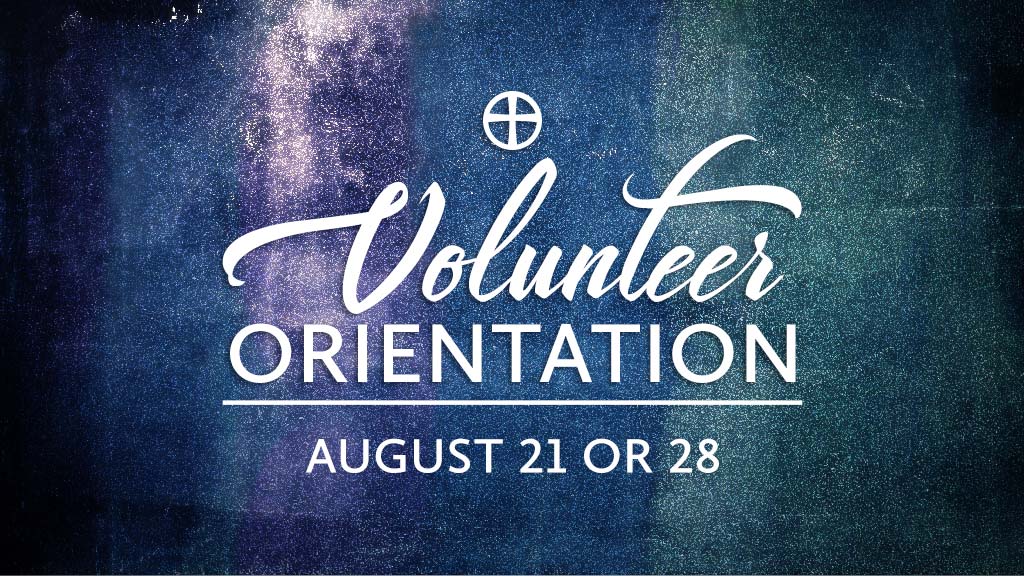 Volunteer Orientation Graphic